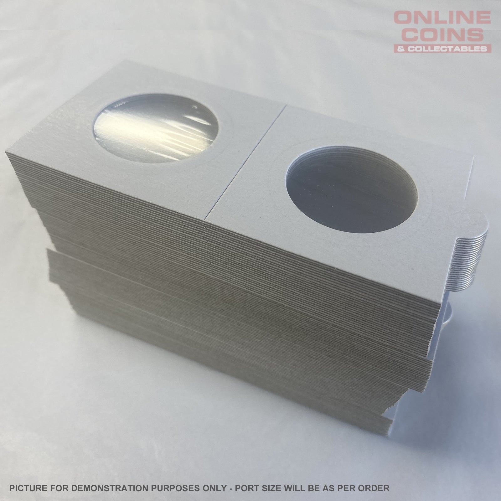 Lighthouse TACK 22.5mm Staple 2"x2" Coin Holders - Protection For Your Coins (Suitable For Australian 2c and $2 Coins)